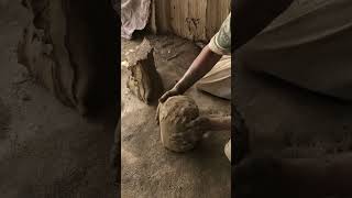 Process Of Making Piggy Bank With Mud romanclay [upl. by Dunstan412]