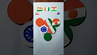 🇮🇳🇨🇮🇳🇪 Jana Gana Mana  Independence Day Drawing Republic Day shorts flagdrawing art [upl. by Sakovich]