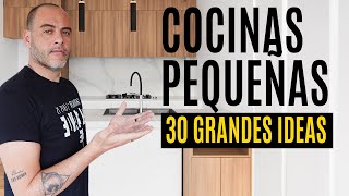 30 Ideas para COCINAS PEQUEÑAS y MODERNAS  Abel de González [upl. by Chas113]