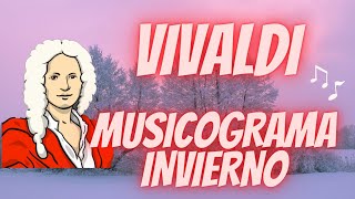 MUSICOGRAMA VIVALDI Invierno ❄🌬 🎻📃 [upl. by Ziza865]