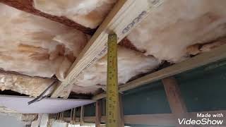 Leveling ceiling with battens how to level ceilings joists [upl. by Nared211]