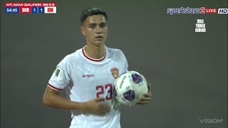 Debut Eliano Reijnders Melawan Bahrain Kawal Ketat Lini Belakang Timnas Selama 45 Menit [upl. by Malha]