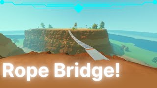 Tupper builds a rope bridge  Scrap Mechanic [upl. by Aldus]