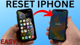 How to Reset iPhone to Factory Settings  2023 [upl. by Azarcon29]