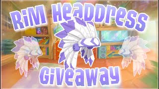 RIM HEADDRESS GIVEAWAY  CLOSED   Animal Jam [upl. by Raddie]