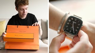 Unboxing del Apple Watch 10 Hermès  Edición Especial [upl. by Aitnas743]