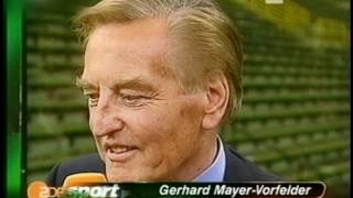 Die Harald Schmidt Show  Gerhard Mayer Vorfelder  Immer Voll äh voll da [upl. by Narag]