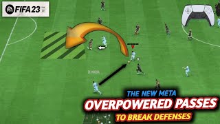 The best effective 2 passes right now on fifa 23 deepresearcherFC [upl. by Aiciles]