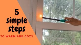 WINTERIZE Your Home in 5 Easy Steps  🔥Stay Warm amp Cozy🔥 [upl. by Vanhook]