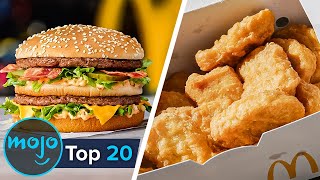 Top 20 Greatest McDonalds Menu Items of All Time [upl. by Elton]