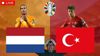 Niederlande  Türkei  UEFA EURO 2024 LIVE [upl. by Lamori]