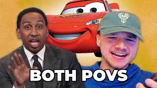 Both POVs of Stephen A Cars Debate with Caller [upl. by Einnaffit]