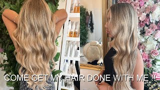 GET MY HAIR DONE WITH ME👱🏼‍♀️  All the info on my hair amp what I get  Lucinda Strafford [upl. by Odin]