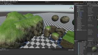 Custom render pipeline triplanar shader demo No tutorial [upl. by Hsihsa]