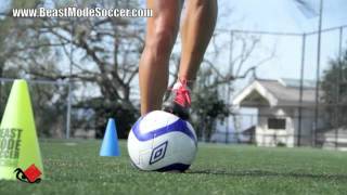 Simple Soccer Footwork Drills for Beginners  Instantly Improve Footwork with Ali Riley [upl. by Legnaros]