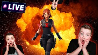 The Rare Black Widow Skin is Back LIVE Uploads of Fun [upl. by Oona]