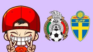 Mexico vs Suecia 2018  FASE DE GRUPOS  MUNDIAL RUSIA 2018  27 De Junio  FIFA 18 Simulación [upl. by Genevra]