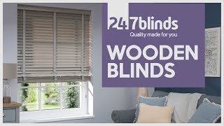 Wooden Blinds  247 Blinds [upl. by Market]