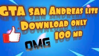 gta san Andreas 100 mb download GO GAMMER [upl. by Dnalkrik152]