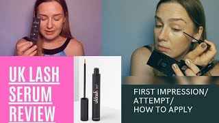 UK lash SERUM REVIEW  HOW TO APPLY  REVIEW  LASH CARE [upl. by Chiles]