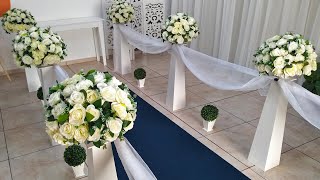 Como Montar um Corredor de Cerimônia Simples Decoração Casamento Como Fazer e Decorar [upl. by Aisat]