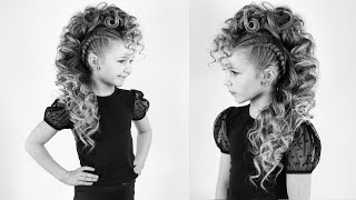 Curly Mohawk with Braids [upl. by Anirt]