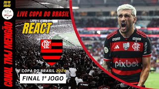 LIVE REACT FINAL FLAMENGO X ATLÉTICOMG  flamengo copadobrasil finalcopadobrasil [upl. by Talya]