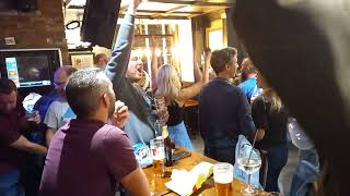 Yes Sir I Can Boogie Scotland Song Live in Edinburgh Scotland Scotsmans Lounge Pub [upl. by Norris]