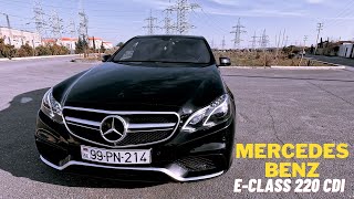 MercedesBenz EClass 220 CDI AMG 2015  22 MT  POV Test Drive [upl. by Ennovart]