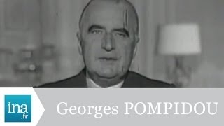 Voeux du président Pompidou pour lannée 1970  Archive vidéo INA [upl. by Queston]