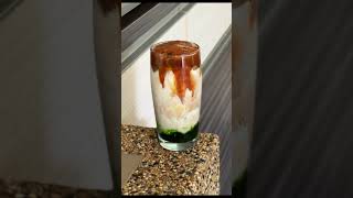 Iced Pandan Burn Latte viraldrink [upl. by Ahsienot300]