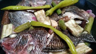 PAKSIW NA TILAPIA NA MAY OKRA AT TALONG  Tilapia Recipe  Lutong Pinoy [upl. by Hertberg761]