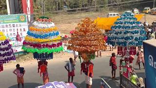 KIZHAKKE SAKHA KAVADI WITH SINKARIMELAM  EDAMUTTAM POOYAM 2018 [upl. by Stulin859]