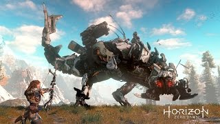 Amazing Thunderjaw Battle  Horizon Zero Dawn [upl. by Annaoy]