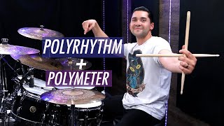 3 Must Know Polyrhythmic amp Polymeter Grooves Drum Lesson [upl. by Mcgill635]