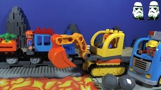 LEGO Truck and Tracked Excavator [upl. by Siaht91]