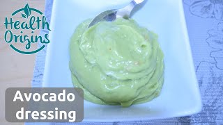 Avocado dressing and a green salad [upl. by Htinek365]