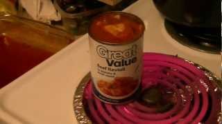 How to cook Chef Boyardee the Poor Mans Way [upl. by Sybille]