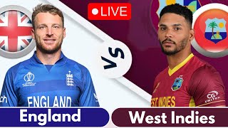 Live England VS West Indies 1st ODI Match  ENG vs WI Live  Ball By Ball Score Update [upl. by Airitak]