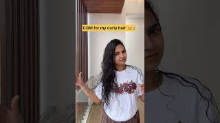 I tried the CGM for my hair and it worked 😍haircare tamil tamilvlog curlyhair grwm hairtips [upl. by Reine328]