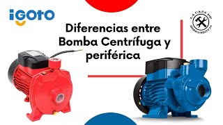 Diferencia entre Bomba centrífuga y periférica igoto [upl. by Divadnhoj32]