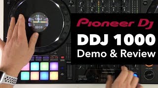 Pioneer DDJ 1000 Rekordbox Controller  Demo amp Review [upl. by Redlac]