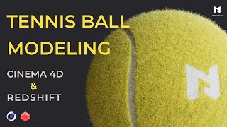 Tennis Ball Modeling and Rendering Cinema 4D Tutorial [upl. by Nnorahs368]