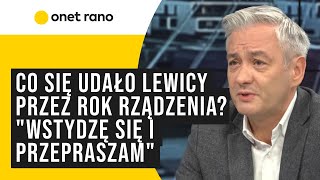 Biedroń Lewica wystawi swojego kandydata na prezydenta Wskażemy go prawdopodobnie po prawyborach [upl. by Eeldivad]