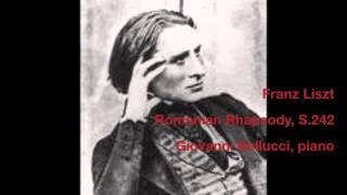 LISZT Romanian Rhapsody S244 Giovanni Bellucci pianist [upl. by Torey905]