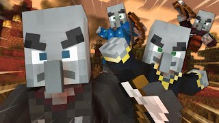 Illager Family  Minecraft Animation [upl. by Ataliah]