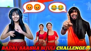 BADAL BARSHA BIJULI CHALLENGE😂😂  ANTARYAMI GAMING [upl. by Fulbright789]