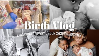 Labor amp Delivery Vlog  Birth Story  Second Baby [upl. by Nowujalo744]