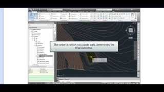 Pasting Surfaces  AutoCAD Civil 3D 2014 [upl. by Yul402]