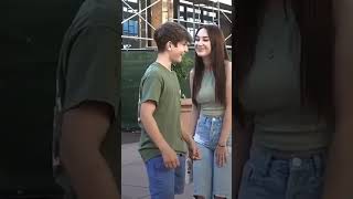 Nidal does backflip for a kiss from a random girl shortsviral shorts nidal edit popular [upl. by Bortz]